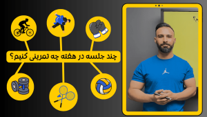 تعداد و نوع جلسات تمرینی در هفته