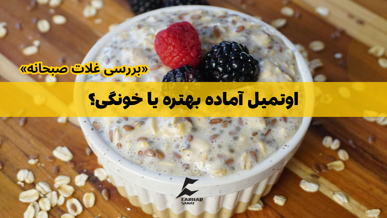 بررسی غلات صبحانه (اوتمیل خانگی یا آماده؟)